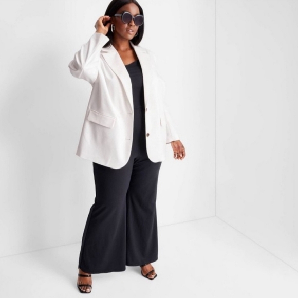 Oversized blazer with cutouts nwt 4x Kahlana Barfield Brown x Target - Picture 4 of 15